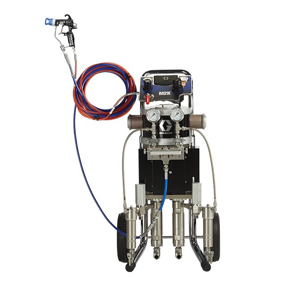 11 M2K Air Assisted Mechanical Proportioner Package, Cart Mount, with